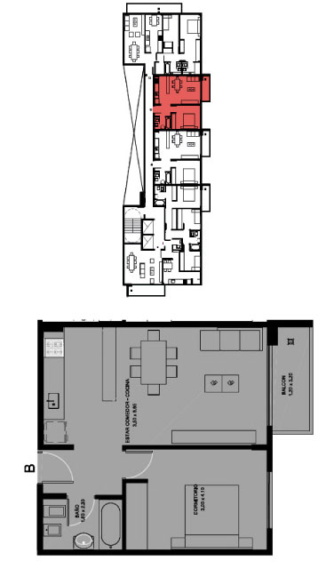 piso 1 al 8 - 2 amb mobile a