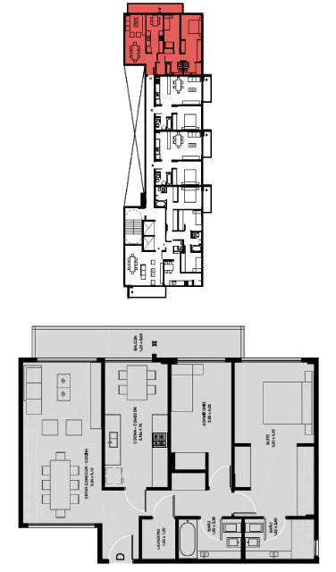 piso 2 al 8 - 3 amb mobile